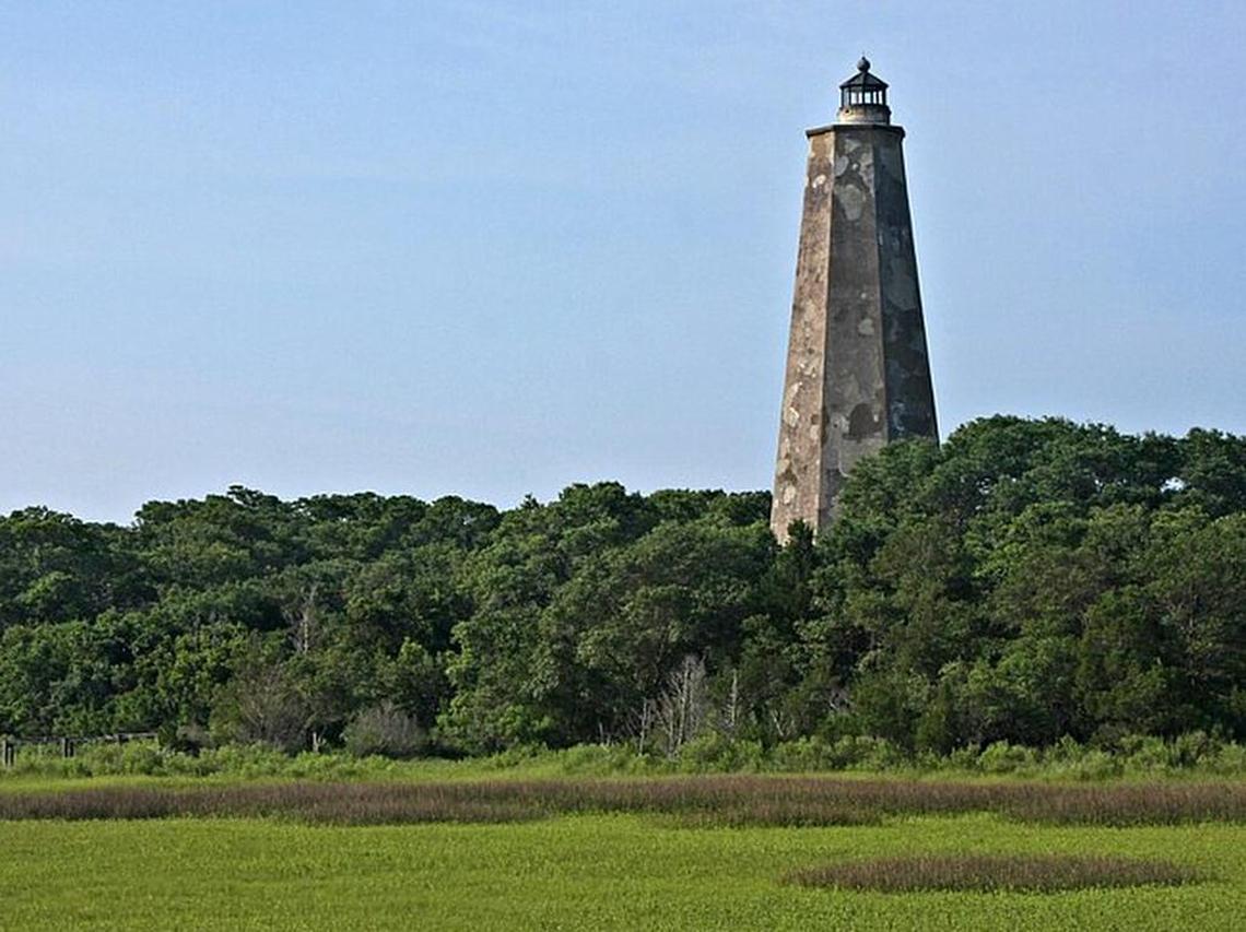Old Baldy, the state’s oldest lighthouse, is on Bald Head Island.
