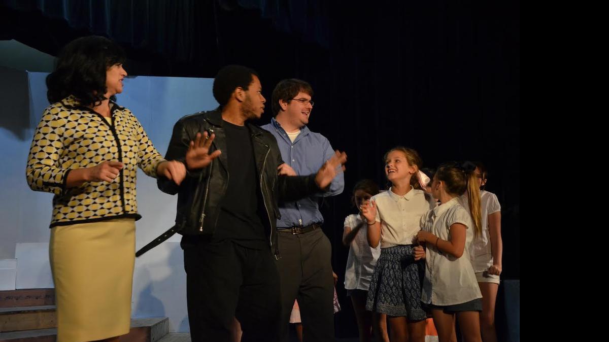 
The Swamp Fox Players, shown with cast members in a rehearsal, continue “Bye Bye Birdie” for a final weekend 8 p.m. Thursday-Saturday, and 2:30 p.m. Sunday, at the Strand Theater, 710 Front St., Georgetown. 
