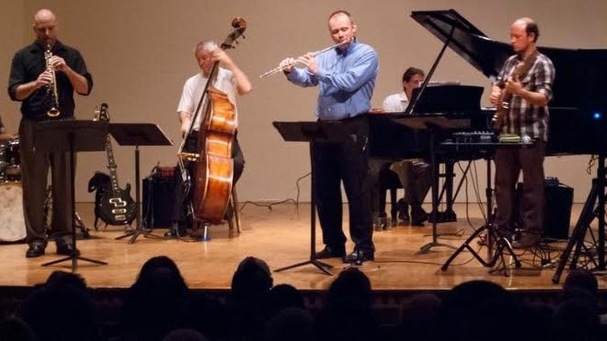 Faculty jazz ensembles from College of Charleston (pictured) and Coastal Carolina University will entertain for the finale of “All That’s Jazz” Music Festival, 2:30 p.m. at – and benefiting renovations for – Winyah Auditorium, 1200 Highmarket St., Georgetown. Details at 843-461-1342 or www.winyahauditorium.com.