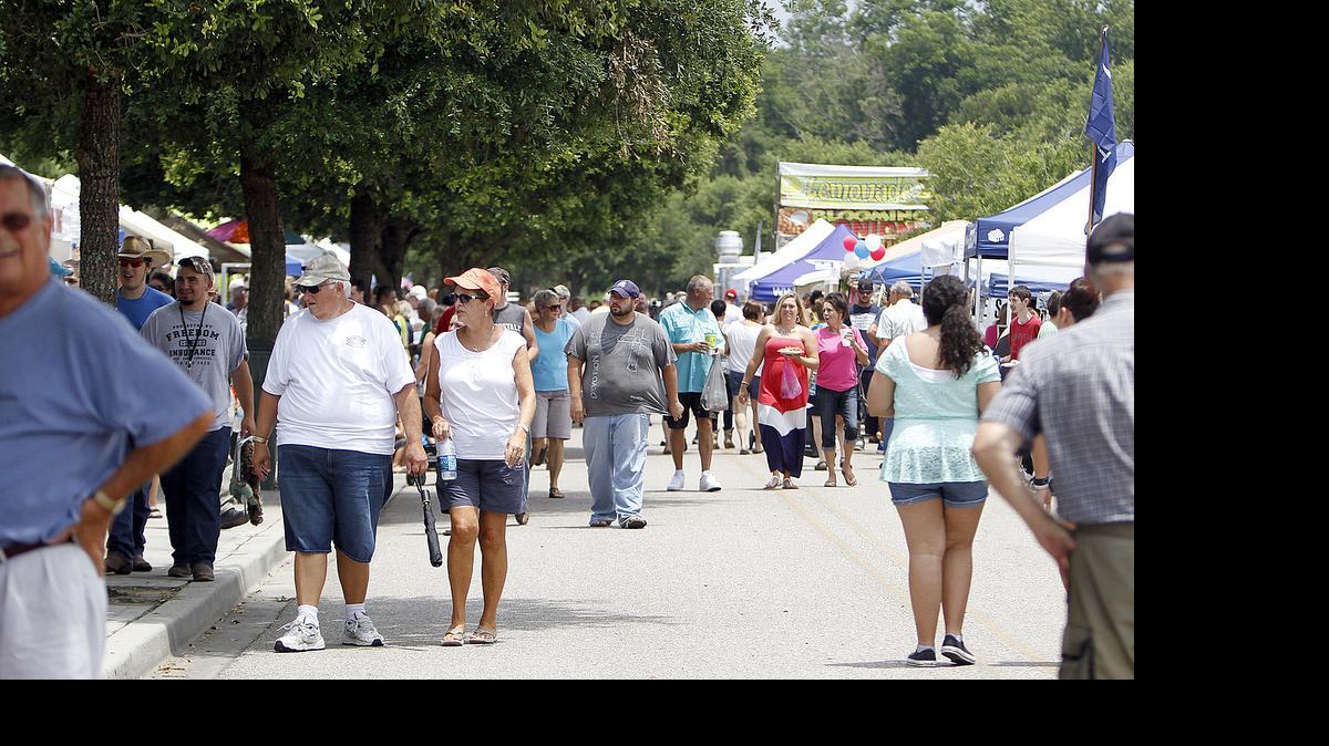 
A crowd gathers for the Conway Riverfest on June 28, 2014, an annual tradition by the Conway Chamber of Commerce. The 2015 edition is 11 a.m.-11 p.m. Saturday.
