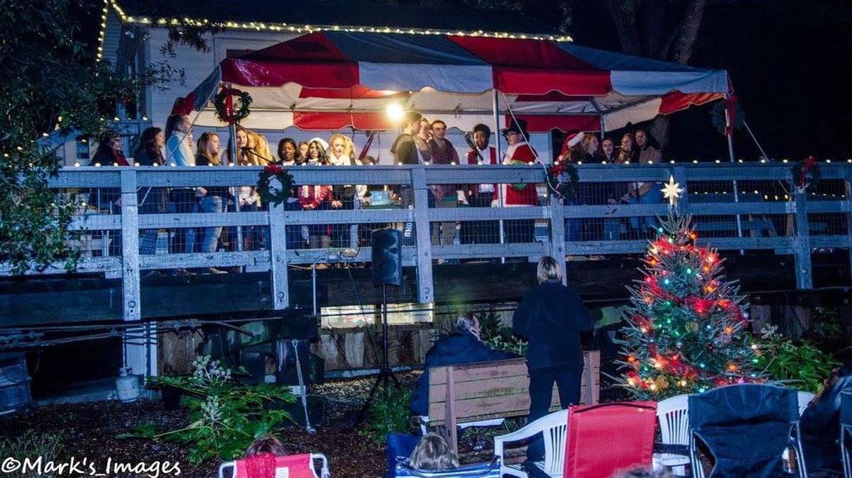 The Old Bridge Preservation Society’s sixth annual “Christmas at the Old Bridge,” 5:30 p.m. Tuesday at the Old Bridge Museum, 109 Shoreline Drive W., Sunset Beach, N.C., will include various groups singing, as seen at the 2015 celebration. The museum also is open through winter, 1-4 p.m Wednesdays and 10 a.m.-1 p.m. Saturdays, for free. Details at 910-363-6585 or oldbridgepreservationsociety.org.