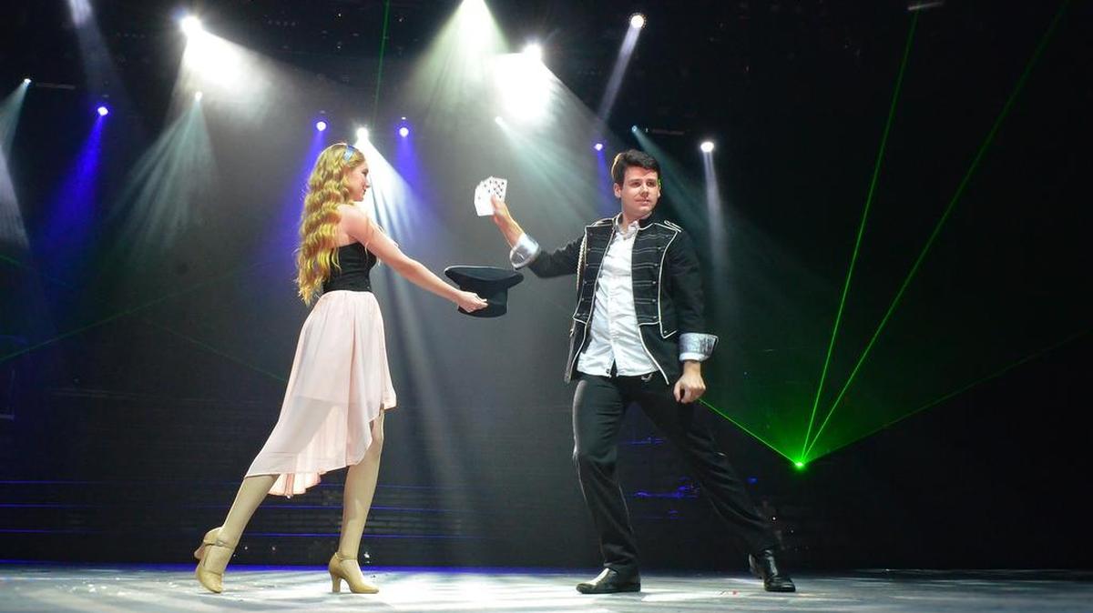 The Wagsters – a married couple, Brandon and Hannah Lynne Wagster (www.wagstermagic.com) – will perform their “Pure Magic” extravaganza at 4 p.m. Tuesdays through Aug. 22 at the Calvin Gilmore Theater – also home of “The Carolina Opry,” “Time Warp” and “Thunder and Light, Starring All That!” – on the north tip of U.S. 17 Business in Myrtle Beach. Buy tickets at 843-913-4000, 800-843-6779 or www.thecarolinaopry.com.