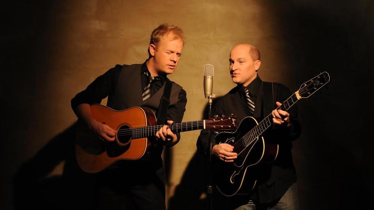 Jamie Dailey (left) and Darrin Vincent will close out the second day of the 47th annual S.C. State Bluegrass Festival, which opens Nov. 24, at the Myrtle Beach Convention Center, at Oak Street and 21st Avenue North. Details at 706-864-7203 or www.adamsbluegrass.com/South-Carolina-State-Bluegrass-Festival.html, and daileyandvincent.com.