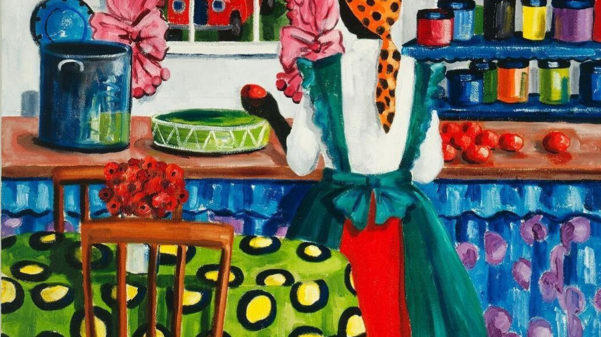 This photo shows “Red Tomatoes,” an oil on canvas by Jonathan Green, part of “Feast Your Eyes: Celebrating the Food of the South,” an exhibit through Sept. 17 at the Franklin G. Burroughs-Simeon P. Chapin Art Museum, 3100 S. Ocean Blvd., Myrtle Beach, open 10 a.m.-4 p.m. Tuesdays-Saturdays and 1-4 p.m. Sundays, with free admission. Details at 843-238-2510 or myrtlebeachartmuseum.org.