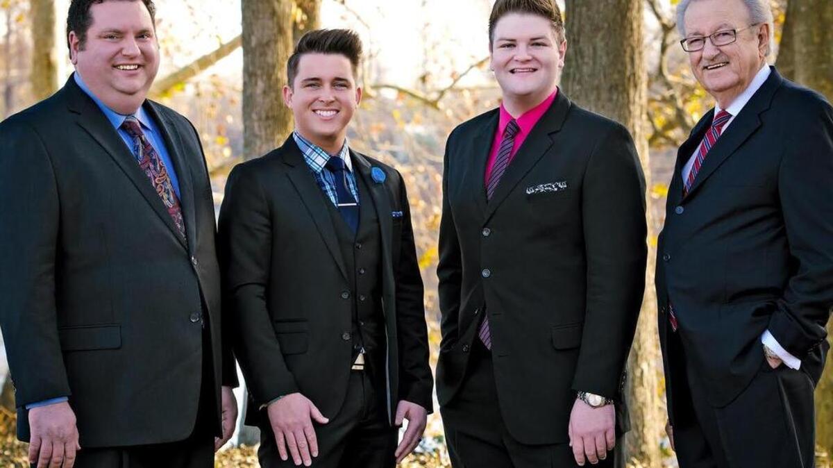 The Dixie Melody Boys quartet – with (from left) Josh Garner, Aaron Dishman, Doug Pittman, and Ed O’Neal, a Southern Gospel Music Association Hall of Fame inductee – will give a free concert at 7 p.m. June 9 at Grace Baptist Church, 1040 Justice Loop Road, Loris. Details at www.dixiemelodyboys.com.