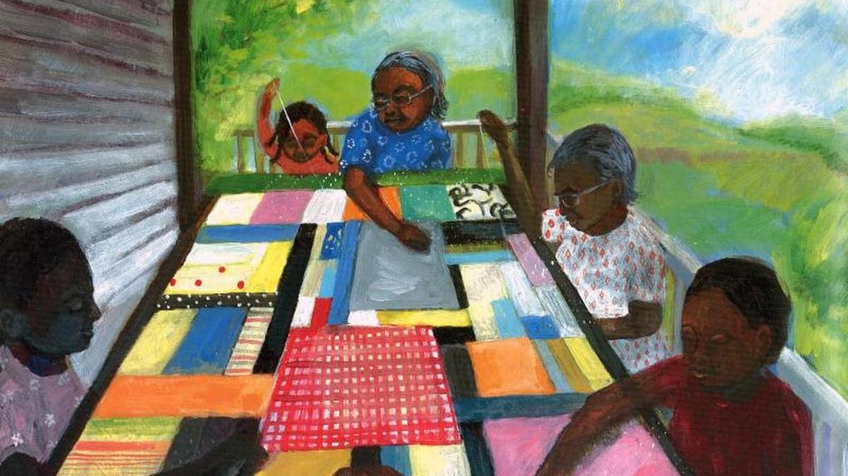 This photo shows “An Understanding Will Come Later,” an acrylic piece that’s part of “Stitchin’ and Pullin’ – Painted Illustrations by Cozbi Cabbera,” through April 16 – along with “Gee’s Bend: From Quilts to Prints,” through April 23 – at the Franklin G. Burroughs-Simeon B. Chapin Art Museum, 3100 S. Ocean Blvd., Myrtle Beach. It’s open 10 a.m.-4 p.m. Tuesdays-Saturdays and 1-4 p.m. Sundays,with free admission. Details at 843-238-2510 or myrtlebeachartmuseum.org.