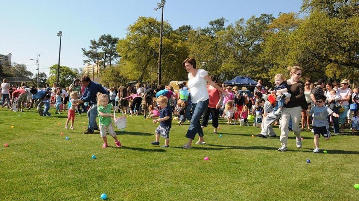Join the 34th annual North Myrtle Beach Community Easter Egg Hunt, 10 a.m.-noon Saturday, for free in the city’s McLean Park, 93 Oak Drive, west of Main Street, with egg-hunt areas divided by age groups.