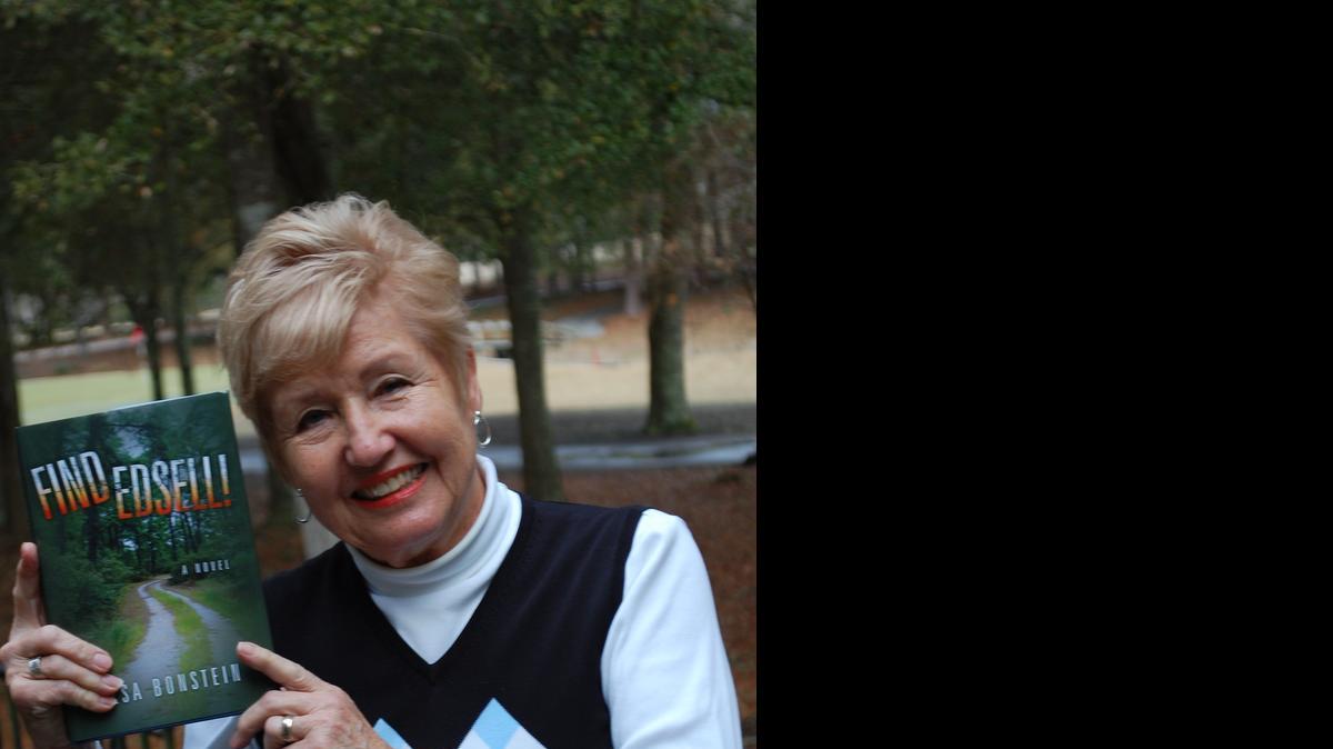 
Author Elsa Bonstein and her novel, “Find Edsell!”
