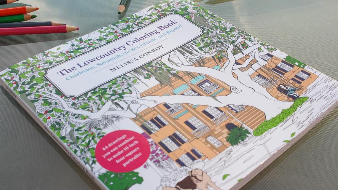 Coloring book features regional attractions