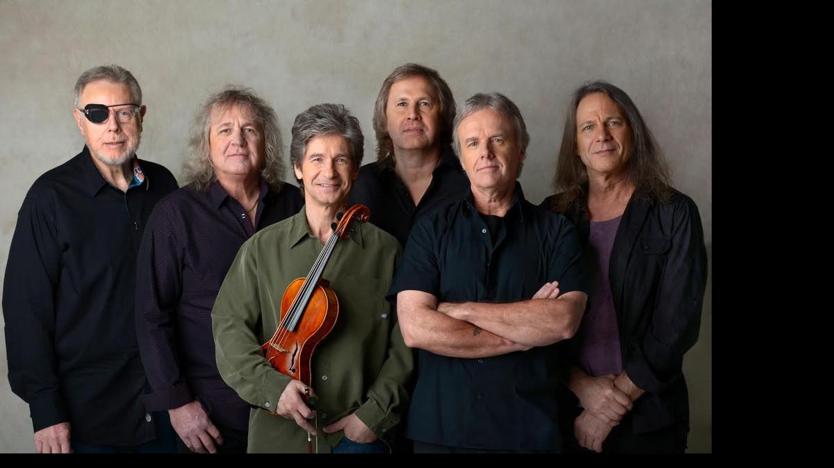 
Kansas will kick off the Francis Marion University Performing Arts Center’s “Rockin’ Summer at the PAC” series on June 11. From left: Richard Williams on guitars; Ronnie Platt on vocals and keyboards; David Ragsdale on violin, guitar and vocals; Billy Greer on bass and vocals; Phil Ehart on drums; and David Manion on keyboards and vocals. 
