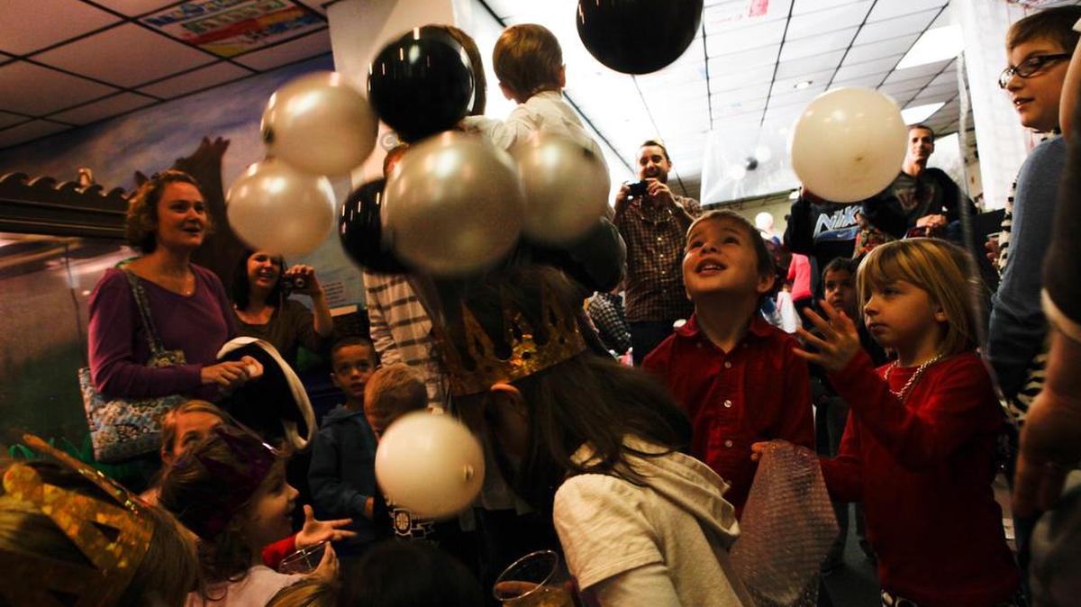 Balloons will fall as the clock strikes 12 times during the annual “Noon Year’s Eve,” 9 a.m.-1 p.m. Saturday at the Children’s Museum of South Carolina, 2204 N. Oak St., Myrtle Beach. Details at 843-946-9469 or cmsckids.org.