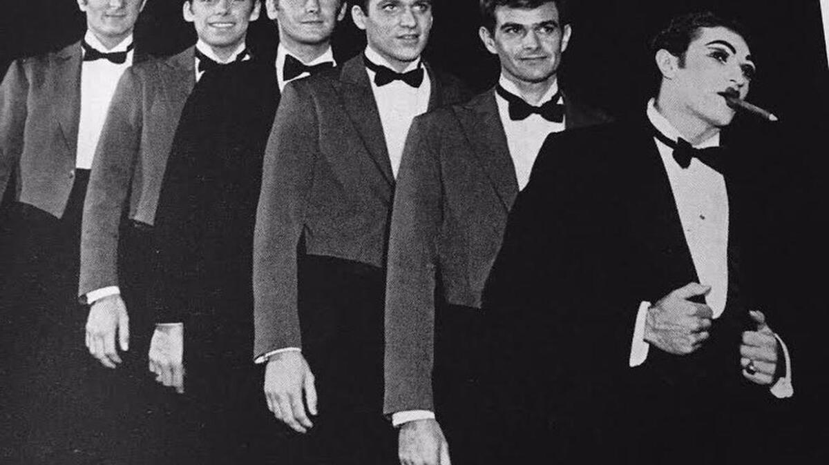 Brown Bradley performs decades ago at the first waiter in line behind Joel Grey in “Cabaret.” Join “Brown’s 80th Roast and Toast,” a free performing arts celebration for Bradley’s 80th birthday, at 3 p.m. Sunday at First Presbyterian Church, 1300 N. Kings Highway, Myrtle Beach.