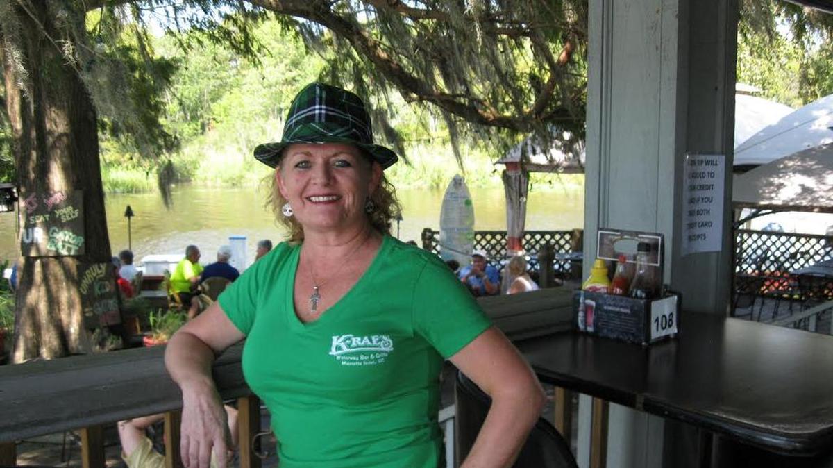 Kerri Rae, owner of K-Rae’s Waterway Bar & Grille, 1950 Wachesaw Road, west from U.S. 17 and Murrells Inlet, welcomes diners on Wednesday for “Dining For a Cause,” with a portion of proceeds this day benefiting Miss Ruby’s Kids, an early childhood education program in Georgetown County (843-436-7197 or www.missrubyskids.net).