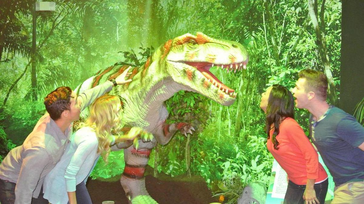 “Dinosaurs – The Exhibition” returns next week for a second year, open 10 a.m. daily from Tuesday through Oct. 1 in the northeast corner of Broadway at the Beach off 29th Avenue North in Myrtle Beach, between Ripley’s Aquarium and Jimmy Buffett’s Margaritaville.