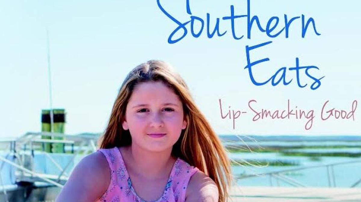 This photo shows Logan Walker on the cover of “Unique Southern Eats: Lip-Smacking Good,” a paperback cookbook published this past spring that she wrote with Nancy E. Thompson. Watch Logan on the Food Network “Chopped Junior” episode premiering at 8 p.m. June 28.