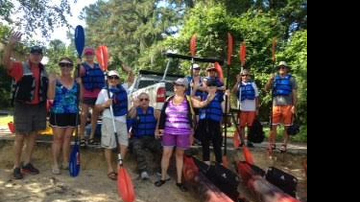 
Kayaking is one of many activities that members of the Coastal Ski & Outing Club of Myrtle Beach enjoy.
