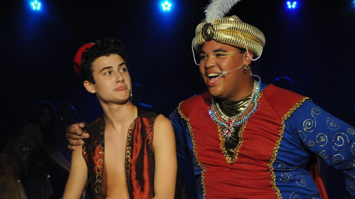 Chip Hawver plays Aladdin and T.J. Anderson the Genie in an “Aladdin” number from “ShowStoppers 2016,” which the Carolina Forest High School Show Choirs – three groups – will perform at 7 p.m. Friday-Saturday and 6 p.m. Sunday, at the school, 700 Gardner Lacy Road, off U.S. 501. Tickets are $7.