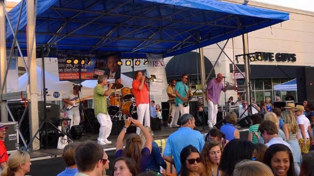 The Entertainers, pictured, have the next turn in a free, weekly concert series, 6:30 p.m. Tuesday in Calabash Town Park, 868 Persimmon Road, among this lineup: Marsha Morgan Band on Aug. 2, Midnight Allie Aug 16, and Eastbound Band Aug. 23. Details at 910-253-2031 or bcparks.recdesk.com.