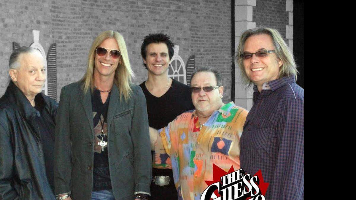 
The Guess Who will headline North Myrtle Beach’s 10th annual “Mayfest on Main,” playing at 4 p.m. Saturday: Jim Kale (from left), Derek “Dexter” Sharp, Will Evankovich, Garry Peterson, and Leonard Shaw.

