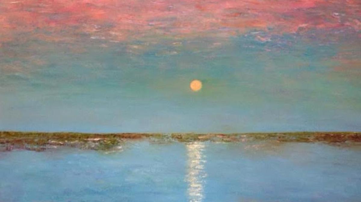 This photo shows “Moonglow,” a painting by Ricki Hiatt of Supply, N.C., part of the “Spring Show,” with various artists, opening Monday, and going through March 18, at Franklin Square Gallery, 130 E. West St., Southport, N.C. – open 10 a.m.-5 p.m. Mondays-Saturdays. Also, meet many artists at First Friday Gallery Walk reception, 5-7 p.m. March 3. Details at 910-457-5450 or www.franklinsquaregallery.com.