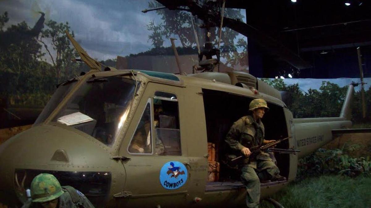 The U.S. Army Airborne & Special Operations Museum in Fayetteville takes guests on journeys that specialty soldiers have taken since World War II to help safeguard our nation and personnel in uniform, including this UH-1 “Huey” helicopter, a staple of transportation during the Vietnam War.