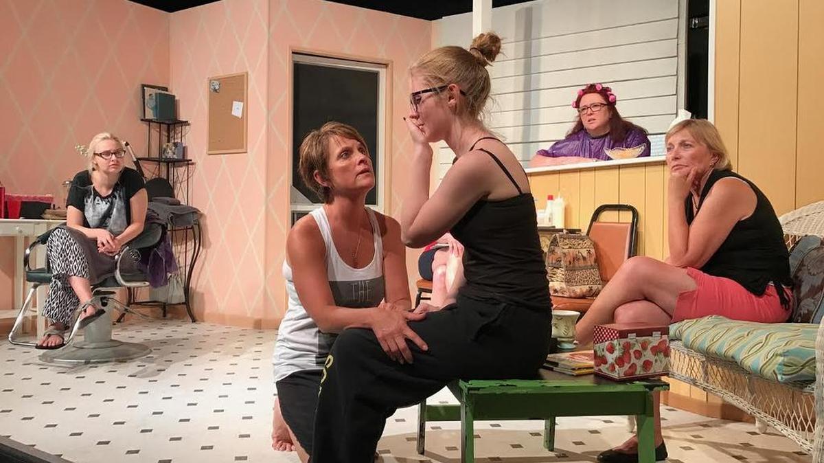 Cast members rehearse a scene from “Steel Magnolias,” with which Stage Left Theatre Company will close its fourth season in The Market Common. Shows are at 8 p.m. Thursdays-Saturdays and 3 p.m. Saturdays-Sundays through June 25 at Stage Left, 3064 DeVille St., Myrtle Beach, between Nevers and Lewis streets, next to Coastal Dance Centre. Buy tickets at 843-232-0339 or www.stagelefttheatremb.com.