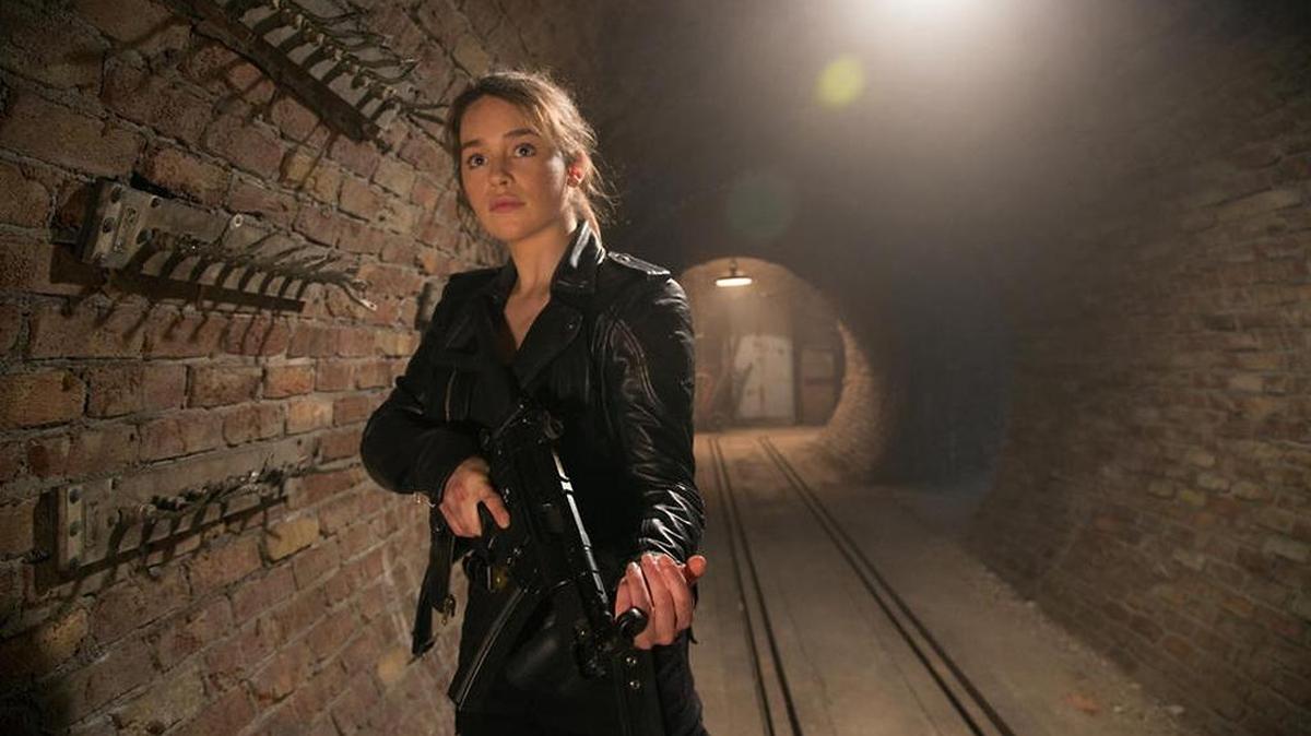 Emilia Clarke in “Terminator Genisys.”
