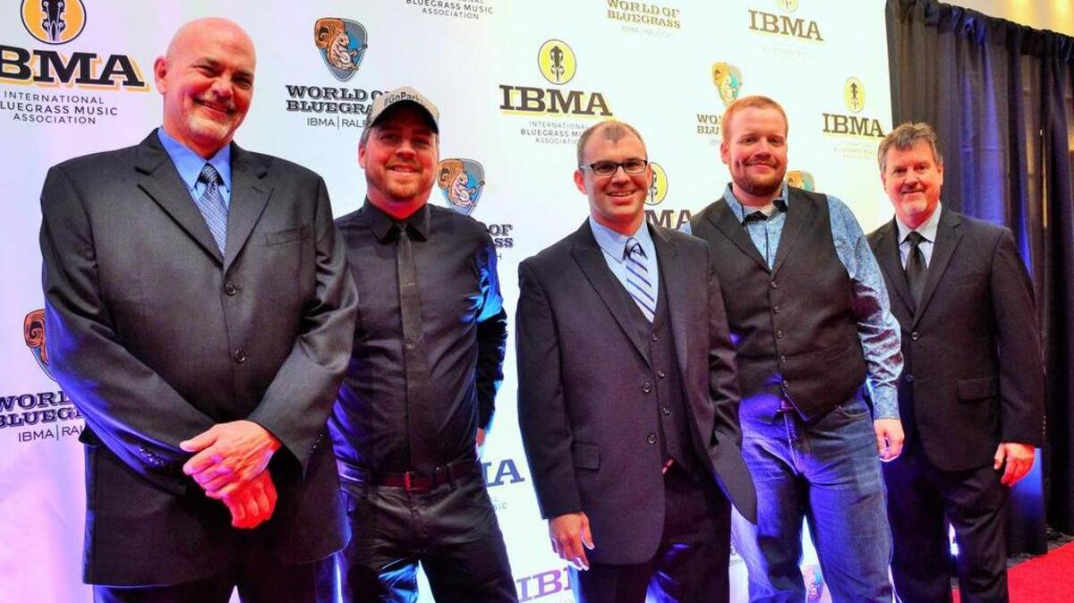 The Lonesome River Band, seen at the 2015 International Bluegrass Music Association Awards, will play at 12:45 and 6:15 p.m. Friday during the 46th annual S.C. State Bluegrass Festival, Nov. 26-28, at the Myrtle Beach Convention Center. From left: Sammy Shelor on banjo and vocals, Brandon Rickman on guitar and lead and harmony vocals, Barry Reed on bass and harmony vocals, Jesse Smathers on mandolin and lead and harmony vocals, and Mike Hartgrove on fiddle.