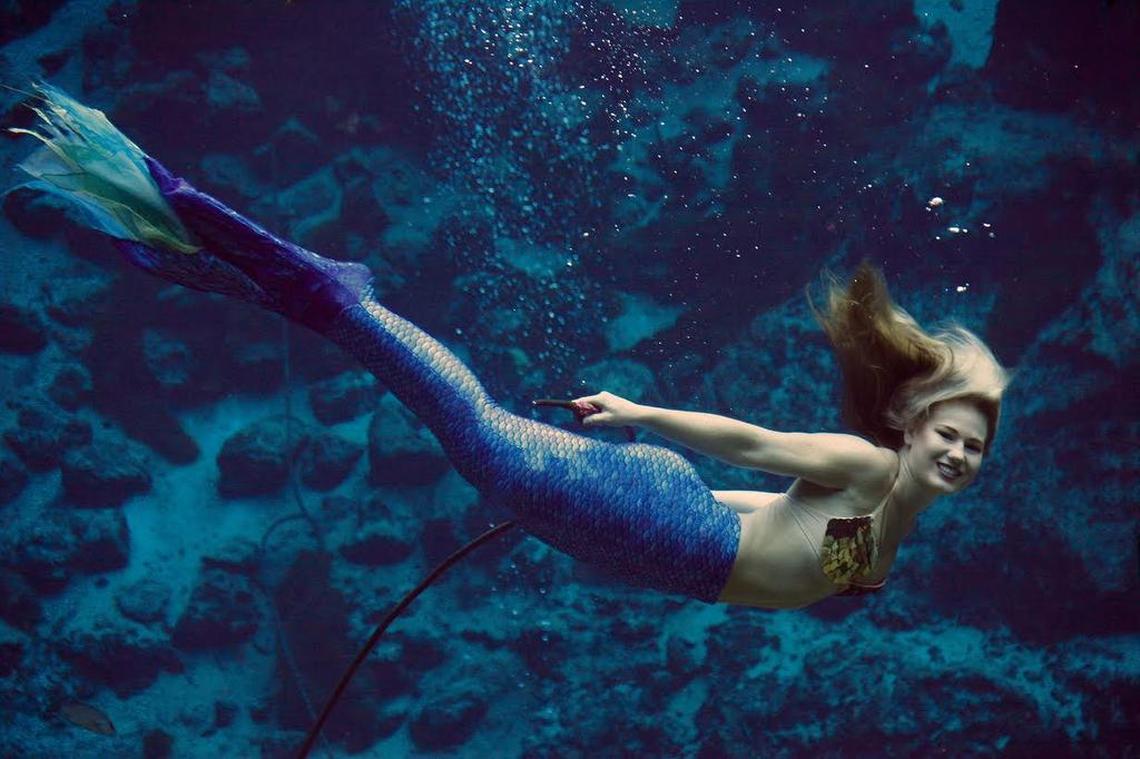 See members of the Weeki Wachee Mermaids, from Florida, swim in scheduled shows. Details at 910-772-0500 or www.ncaquariums.com/fort-fisher, and www.floridastateparks.org/park/Weeki-Wachee.