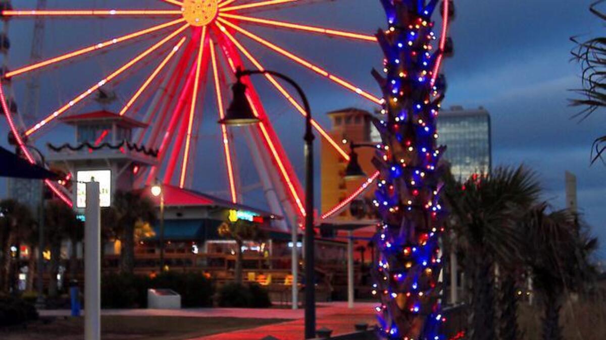 The Myrtle Beach SkyWheel is open 11 a.m.-9 p.m. daily at 1110 N. Ocean Blvd., adjacent to Myrtle Beach’s Plyler Park, at Mr. Joe White Avenue.