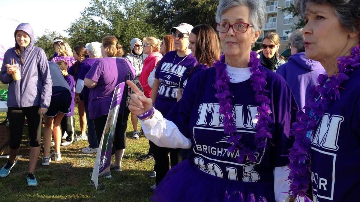 “Walk to End Alzheimer’s” in 2015.