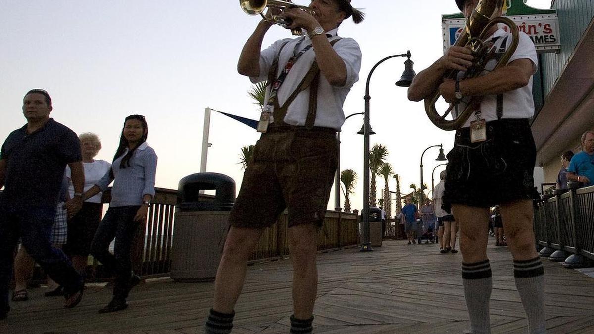 
Traditional German music is played in Myrtle Beach during Oktoberfest in this file photo.

