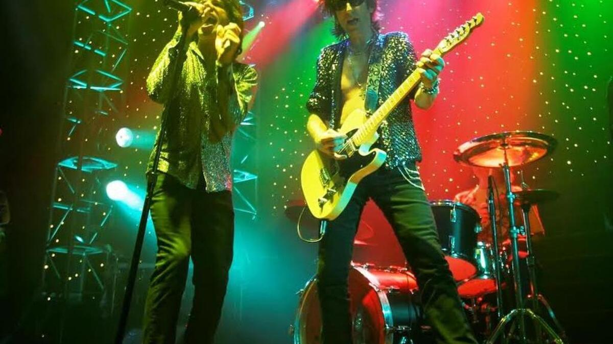 
Chris LeGrand as Mick Jagger (left) and Jim Riddick as Keith Richards are among the five performers in “Satisfaction – The International Rolling Stones Show,” a tribute concert at 7 p.m. Saturday at the Palace Theatre, at Broadway at the Beach in Myrtle Beach.
