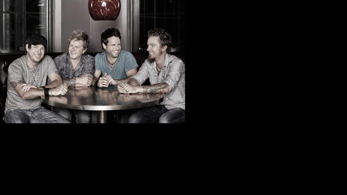 
N.C. natives Parmalee — Scott Thomas (from left), Barry Knox, Matt Thomas and Josh McSwain — will perform Friday night at House of Blues in North Myrtle Beach.
