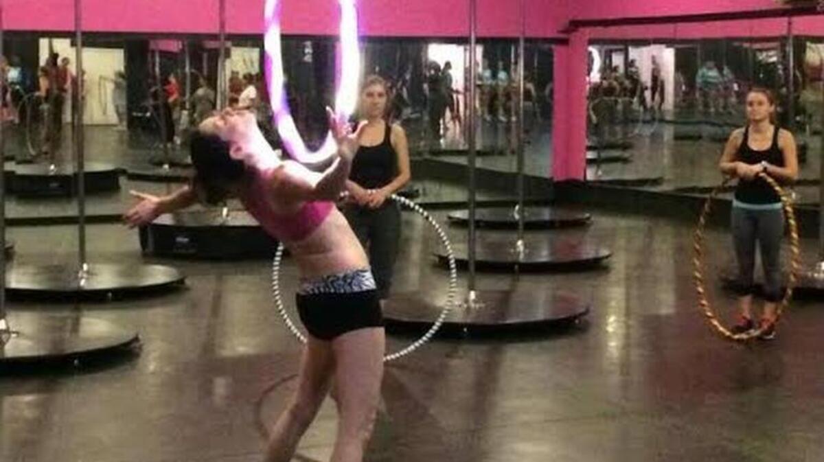
Join a free party to showcase a variety of fitness classes, including performances with hula-hoops, at 6 p.m. Wednesday at Teazers Pole Fitness & Dance Studio, inside the X Gym Sports Mall, 568 George Bishop Parkway, between U.S. 501 and U.S. 17 Bypass, just west of Myrtle Beach.

