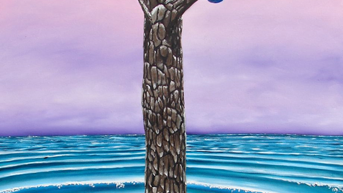 This photo shows “Global Warming and the Last Pine Cone,” an oil painting by Michael Craig, part of the Spring Art Show, through July 15 at Collectors Cafe & Art Gallery, 7740 N. Kings Highway, Myrtle Beach. open noon-midnight Mondays-Saturdays. Details at 843-449-9370 at collectorscafeandgallery.com.