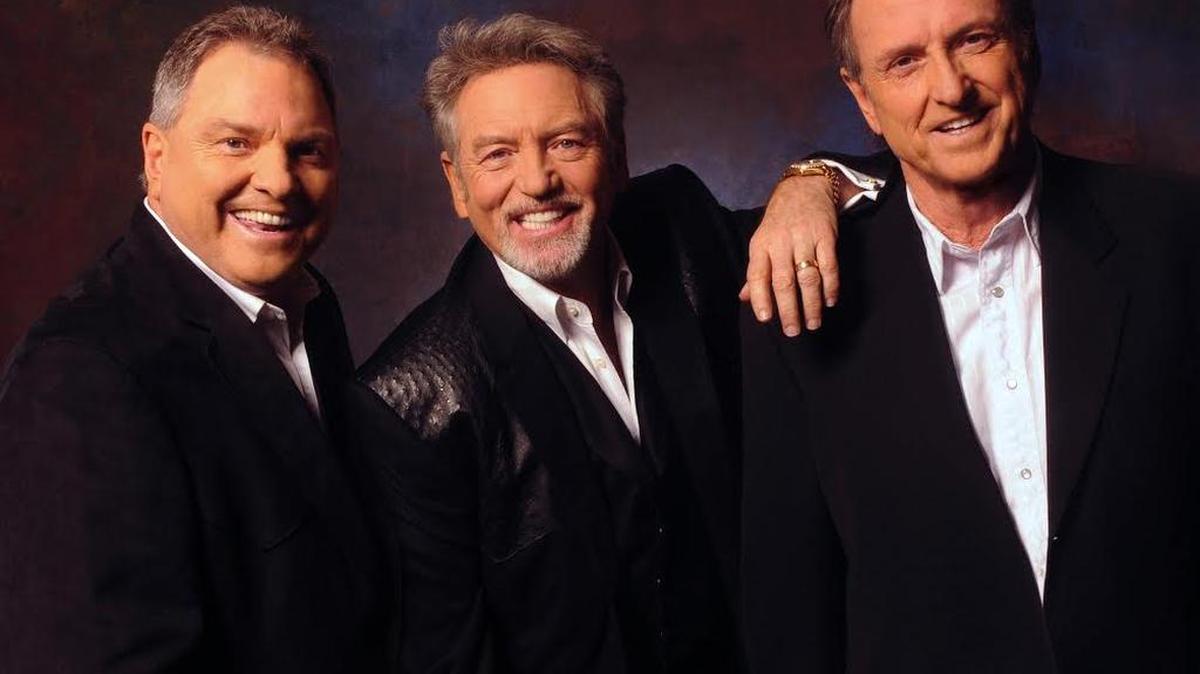 Larry Gatlin (top), and younger brothers Steve Gatlin (left) and Rudy Gatlin, will perform at 7:30 p.m. Friday at the Alabama Theatre in North Myrtle Beach, in an annual benefit for the Pardue Family “Children in Need” Fund.