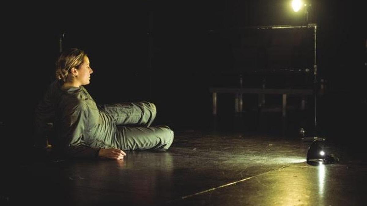 Mikayla Goetz stars as the lone cast member in “Grounded,” the premiere play by Boots on the Ground Theater, in a show geared to mature audiences. A final performance is at 7:30 p.m. Saturday – with a discussion about veterans’ issues afterward – at Atlantic Stage, in Myrtle Beach Mall, at U.S. 17 and S.C. 22, near Briarcliffe Acres, and near the AMC (formerly Carmike) 12 Cinema. Buy tickets at 843-655-4953; 800-838-3006, Ext. 1; or groundedBOTG.brownpapertickets.com.