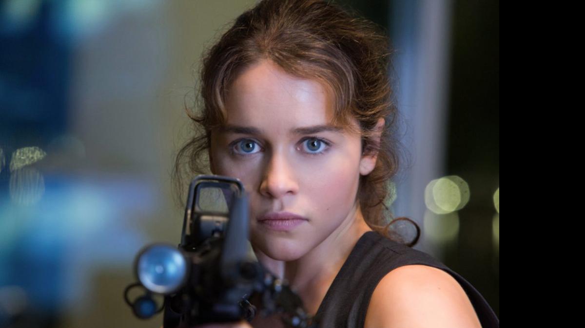 
Emilia Clarke plays the role of Sarah Connor in “Terminator Genisys,” which opens Friday in Myrtle Beach.
