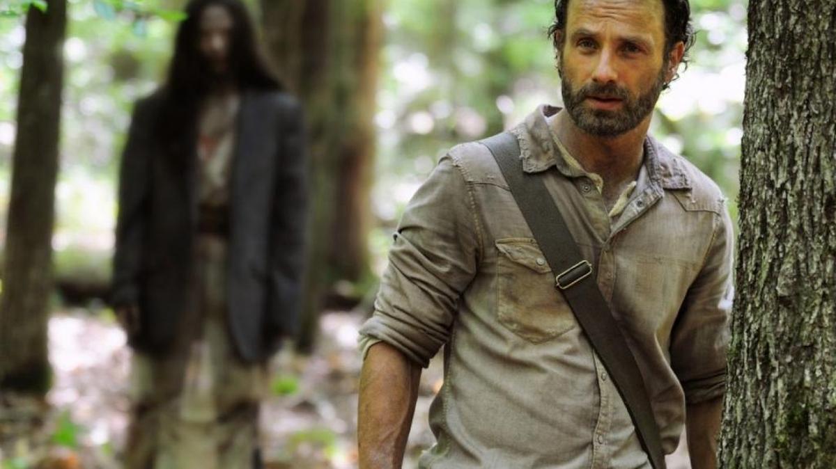 
Andrew Lincoln as Rick Grimes in”The Walking Dead.” 
