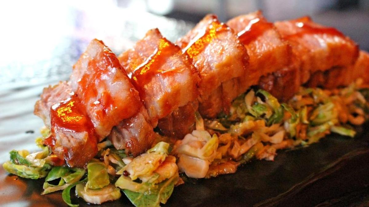 Char Siu Pork Belly at The Chemist in downtown Myrtle Beach. Photo by Emily Smith for The Surge.