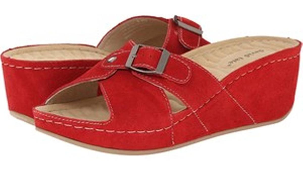 David Tate Fay Sandal in Red.