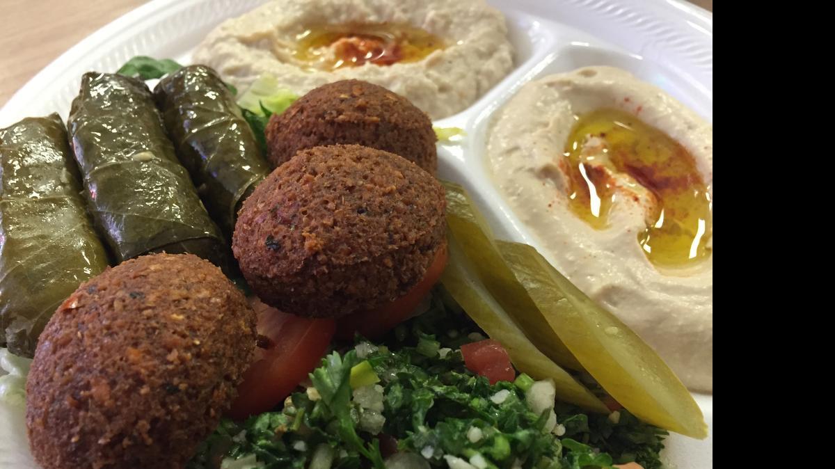 
Habibi’s Sampler plate. Photo by Lisa McLaughlin for The Surge.
