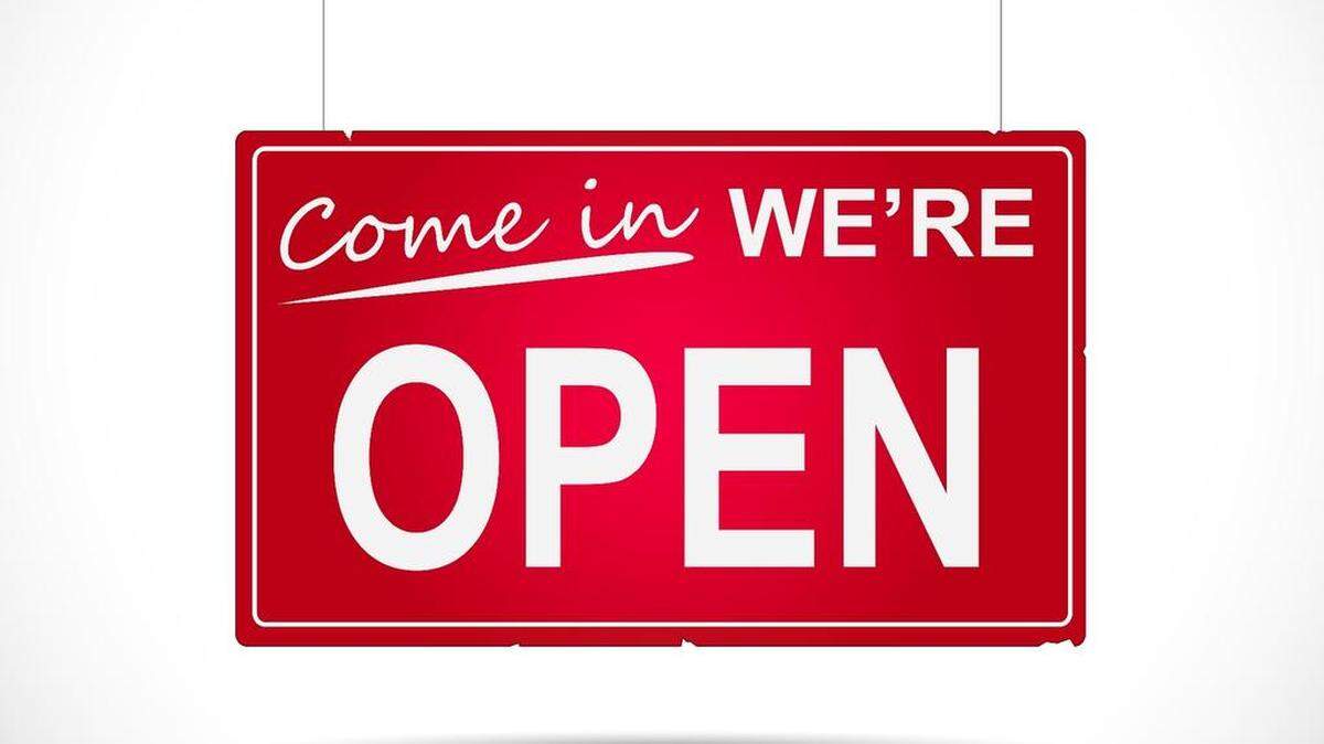 Open sign