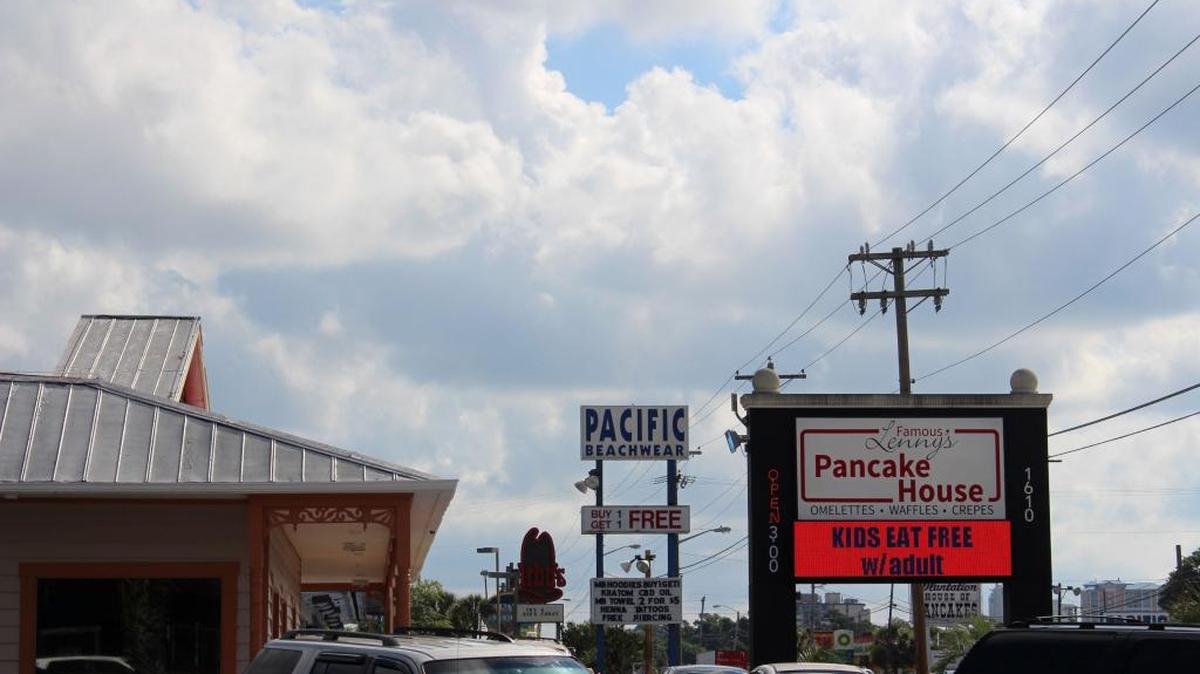 Famous Lenny’s Pancake House in Myrtle Beach. Photo by Emily Smith for The Surge.