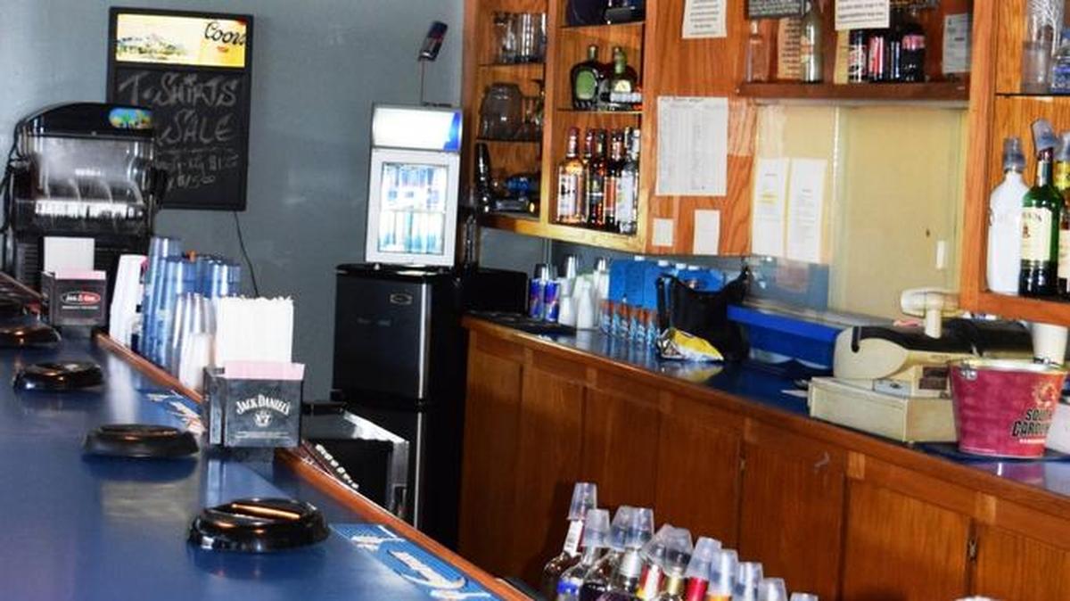 One section of bar seating at Danny Lee’s Place in Socastee.