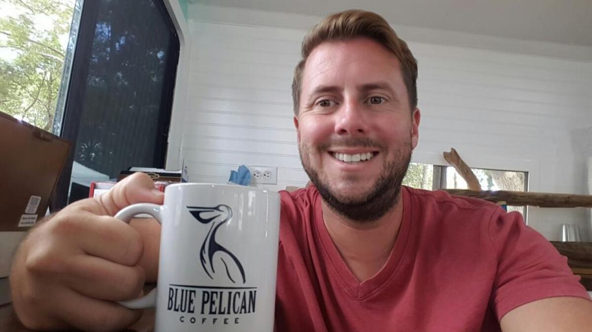 Jay Elkins owner of Blue Pelican coffee. Courtesy photo.