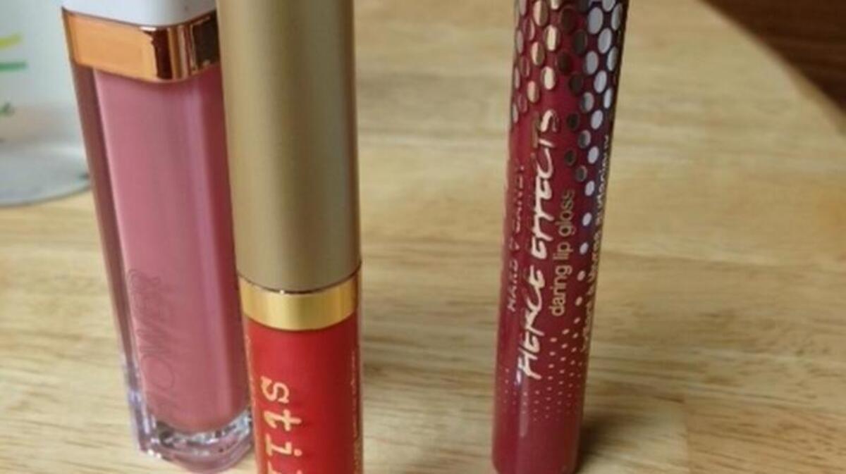 
Tubes of lipgloss from Flower, Stila and Hard Candy. Photo by Stephanie Bouzounis for The Surge.
