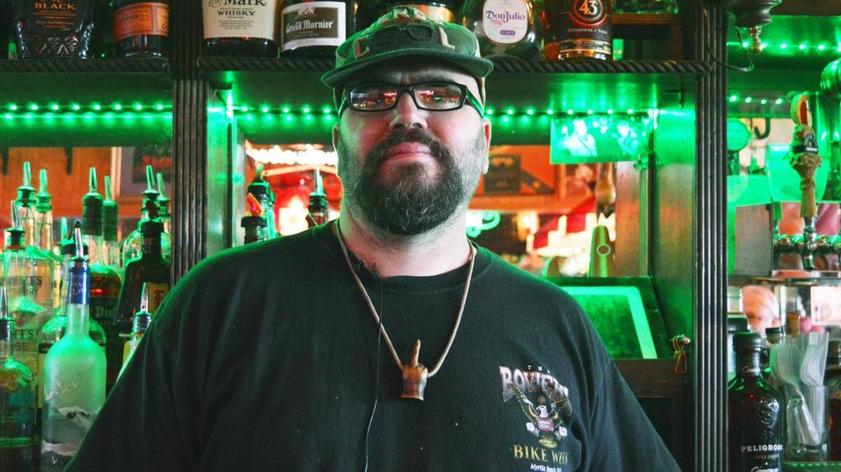 James Hufnagel at The Bowery on the Boardwalk in Myrtle Beach. Photo by Josh Bell for The Surge.