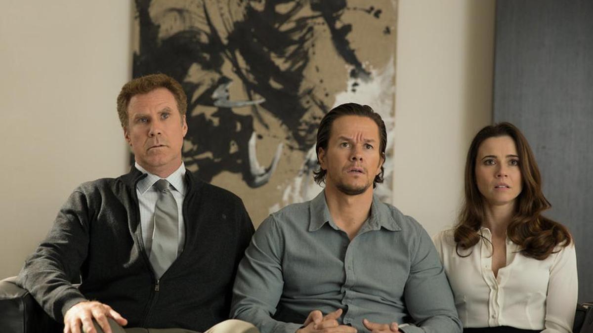 Will Ferrell, Mark Wahlberg and Linda Cardellini in “Daddy’s Home.”